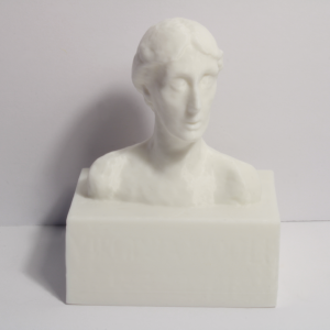 Virginia Woolf Bust – by Stephen Tomlin – 1931 - Miniature Statue – 4 Inches