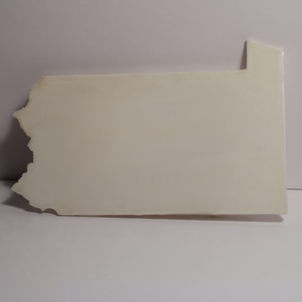 Pennsylvania Topographical Map Model With Accurate Mountain Ranges - 6 Inches - Image 2