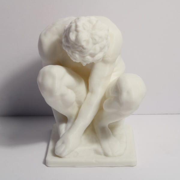 The Crouching Boy – by Michelangelo – Miniature – ca. 1530 – 4 Inches - Image 2