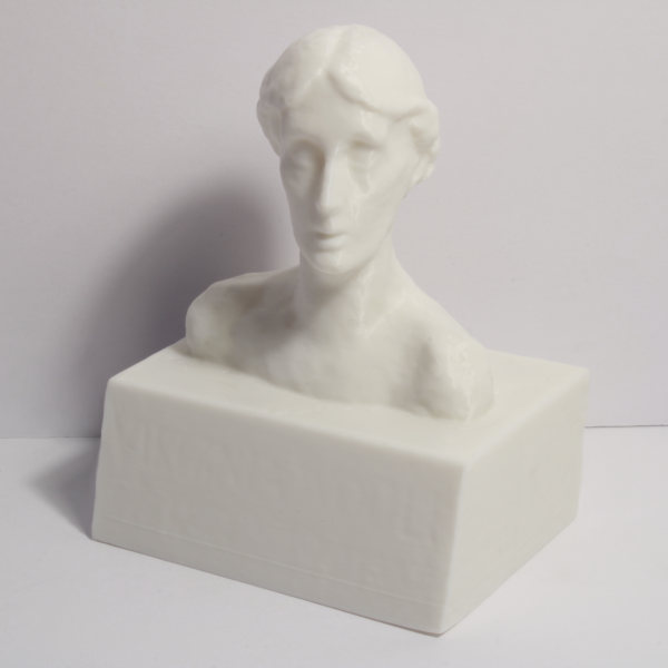 Virginia Woolf Bust – by Stephen Tomlin – 1931 - Miniature Statue – 4 Inches - Image 2