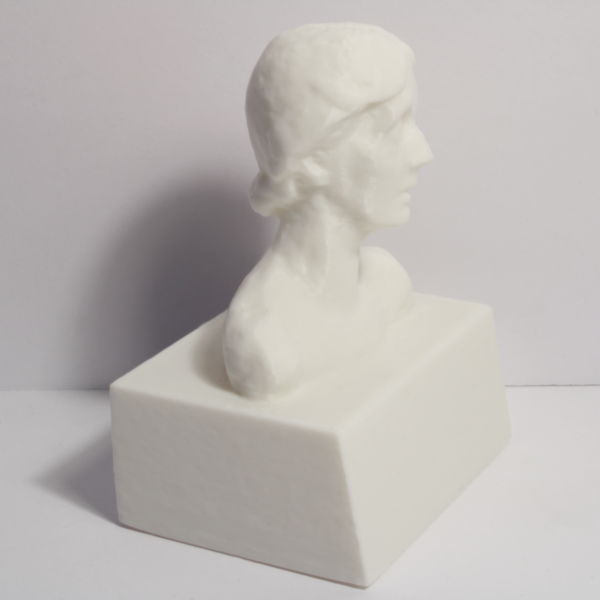 Virginia Woolf Bust – by Stephen Tomlin – 1931 - Miniature Statue – 4 Inches - Image 3