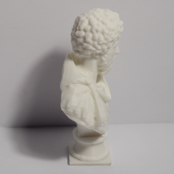 Marcus Aurelius Bust - Roman Emperor - 4 Inches - Image 3