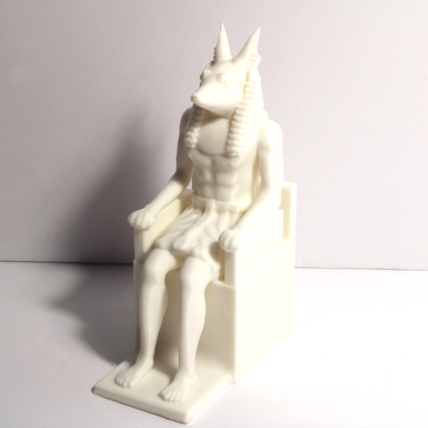 Anubis - Egyptian God of the Dead - Sitting on a Throne - 4 Inches - Image 4
