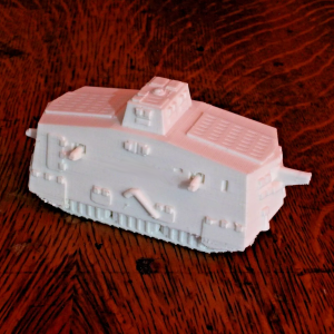 German A7V Tank - 1:48 Scale - 6 Inches