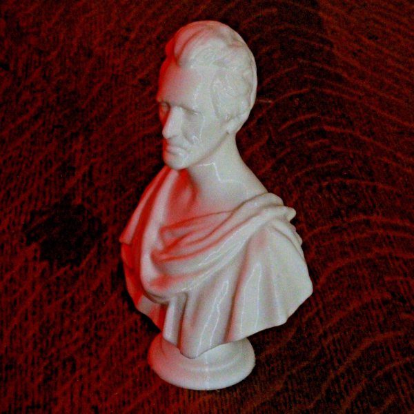 Andrew Jackson Bust – by Hiram Powers – 1835 – Miniature Statue – 4 Inches - Image 2