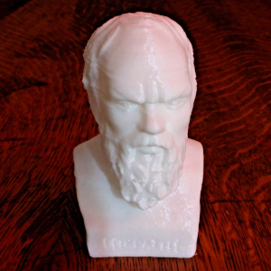 Socrates Bust - Greek Philosopher - 4 Inches