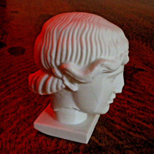 Head of Orpheus – by Unknown Roman – ca. 460 BC – Miniature Statue – 4 Inches