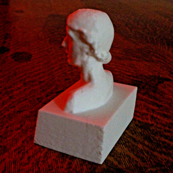 Virginia Woolf Bust – by Stephen Tomlin – 1931 - Miniature Statue – 4 Inches - Image 2