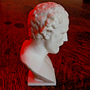 Demosthenes Bust - Greek Orator - From the Louvre - 4 Inches