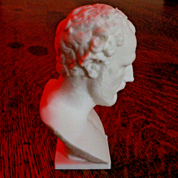 Demosthenes Bust - Greek Orator - From the Louvre - 4 Inches