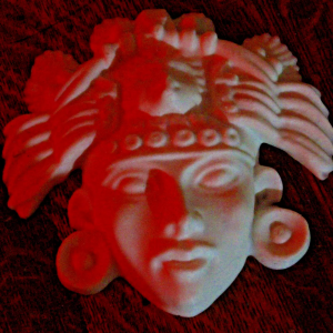Aztec Head Replica - 6 Inches