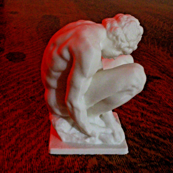 The Crouching Boy – by Michelangelo – Miniature – ca. 1530 – 4 Inches - Image 4