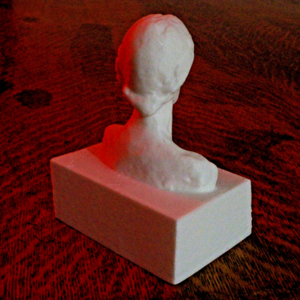 Virginia Woolf Bust – by Stephen Tomlin – 1931 - Miniature Statue – 4 Inches - Image 3