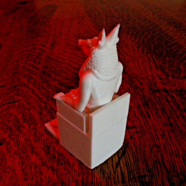 Anubis - Egyptian God of the Dead - Sitting on a Throne - 4 Inches - Image 4