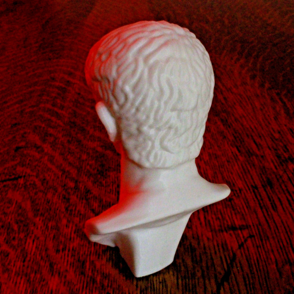 Emperor Claudius Bust – from the Louvre – Miniature – ca. 1st Century CE – 4 Inches - Image 2