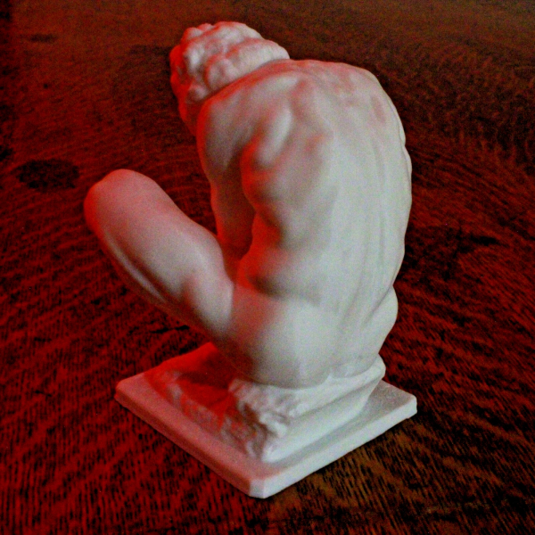 The Crouching Boy – by Michelangelo – Miniature – ca. 1530 – 4 Inches - Image 2