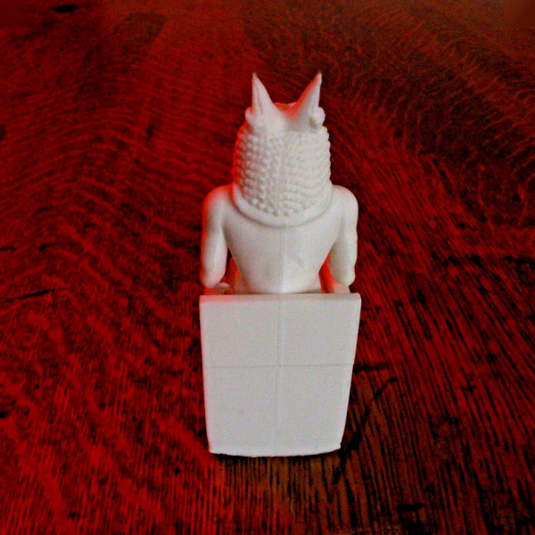 Anubis - Egyptian God of the Dead - Sitting on a Throne - 4 Inches - Image 2