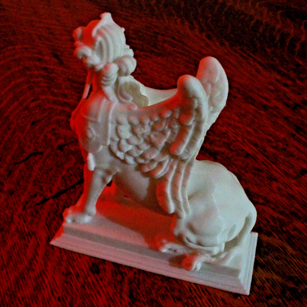 Sphinx - from the Belvedere Palace Gardens - Miniature – ca. 1720 – 4 Inches - Image 3
