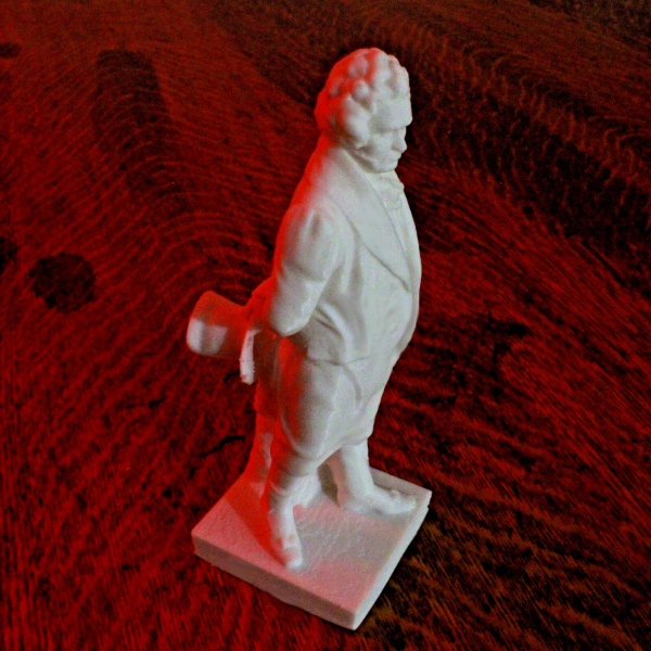 Ludwig van Beethoven - Heiligenstädter Park Monument – ca. 1902 - 6 Inches