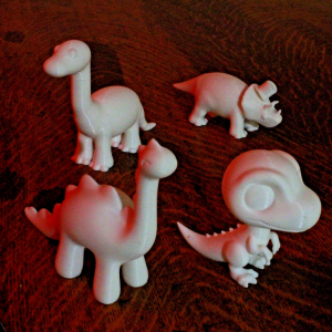 Kids’ Paintable Dinosaur Pack - 4 and 6 Inch Models