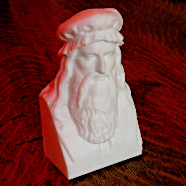 Leonardo Da Vinci Bust - 4 Inches