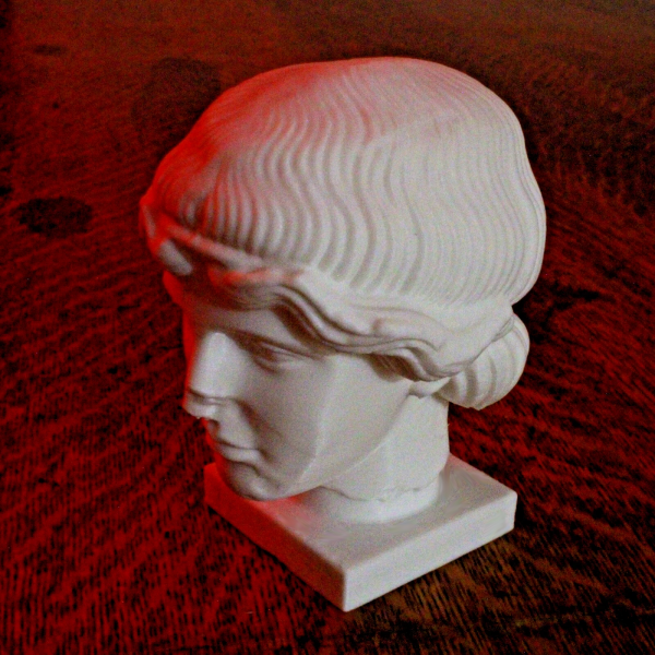 Head of Orpheus – by Unknown Roman – ca. 460 BC – Miniature Statue – 4 Inches - Image 4