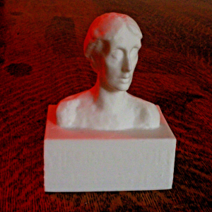 Virginia Woolf Bust – by Stephen Tomlin – 1931 - Miniature Statue – 4 Inches