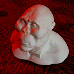 Nutcracker Man Bust - Early Hominin - 4 Inches