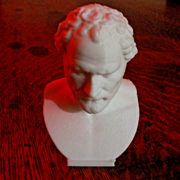 Demosthenes Bust - Greek Orator - From the Louvre - 4 Inches - Image 2