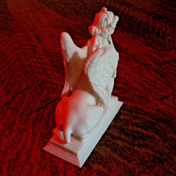 Sphinx - from the Belvedere Palace Gardens - Miniature – ca. 1720 – 4 Inches - Image 4