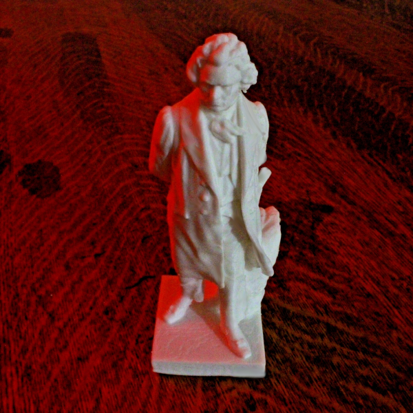 Ludwig van Beethoven - Heiligenstädter Park Monument – ca. 1902 - 6 Inches - Image 2