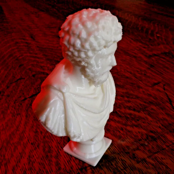 Marcus Aurelius Bust - Roman Emperor - 4 Inches - Image 2