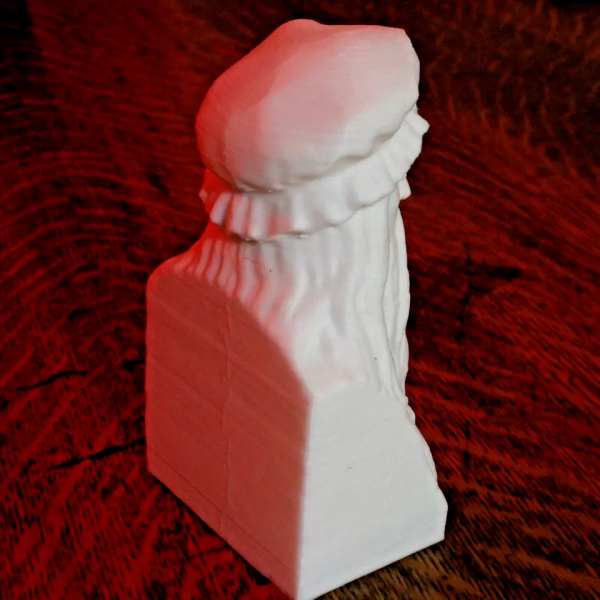Leonardo Da Vinci Bust - 4 Inches - Image 3