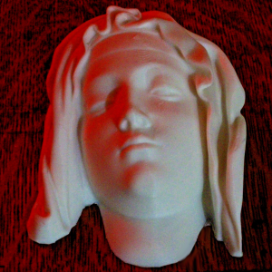 Blessed Virgin Mary’s Face – from Pietà – by Michelangelo – ca. 1499 – 4 Inches