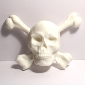 Skull and Bones Decoration – 6 Inches Wide