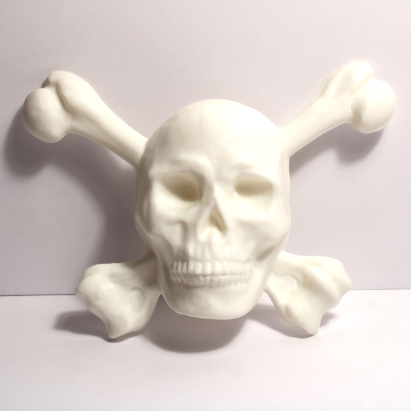 Skull and Bones Decoration – 6 Inches Wide