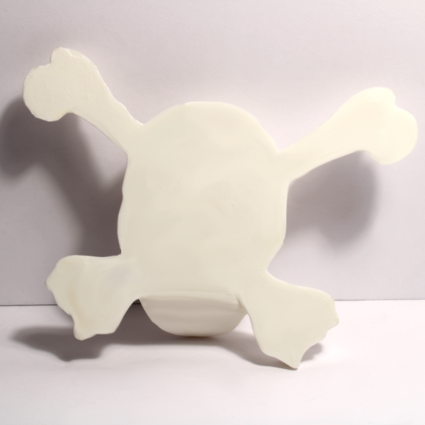 Skull and Bones Decoration – 6 Inches Wide - Image 2