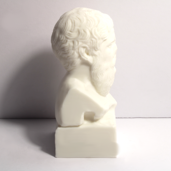 Plato Bust - Ancient Greek Philosopher - From the Louvre - 4 Inches - Image 3