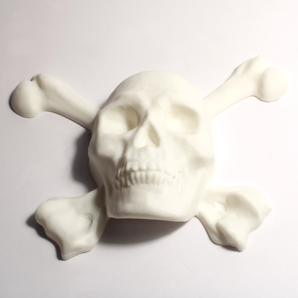 Skull and Bones Decoration – 6 Inches Wide - Image 4