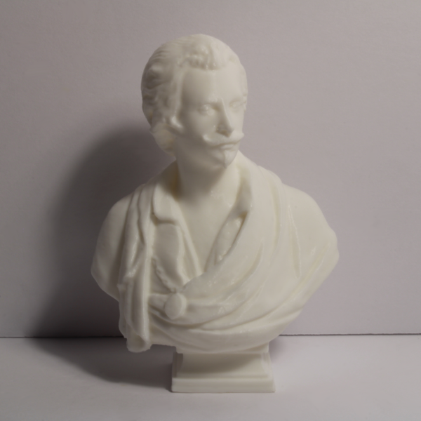 Anthony van Dyck Bust – Flemish Painter – From the Louvre – 4 Inches