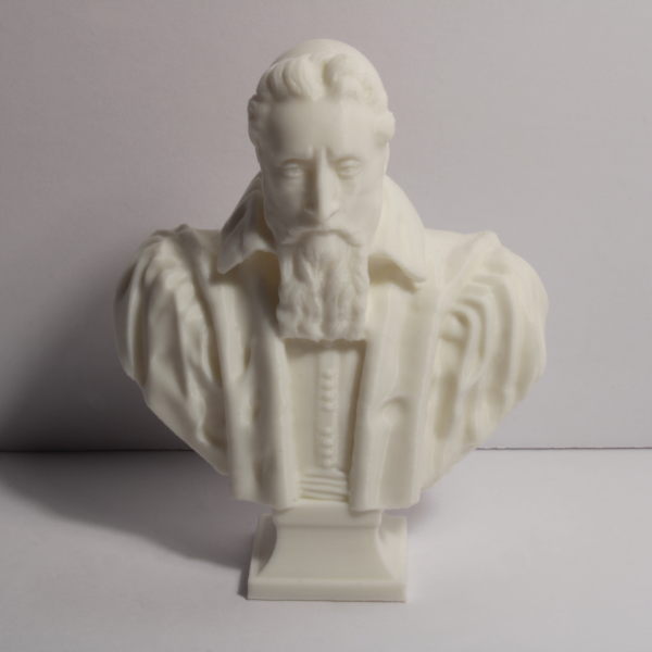 Guillaume Du Vair Bust – French Statesman and Philosopher – From the Louvre – 4 Inches