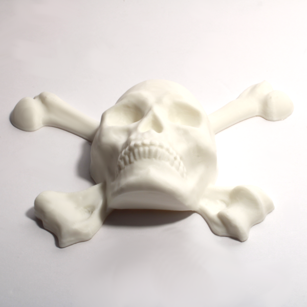 Skull and Bones Decoration – 6 Inches Wide - Image 3